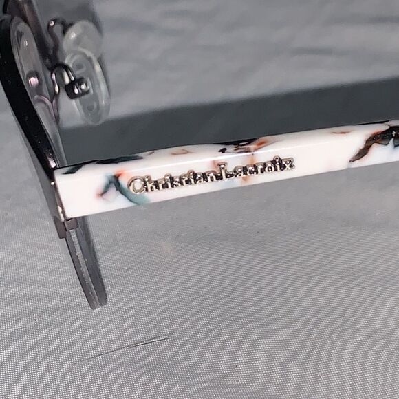 Christian Lacroix Eyeglasses Frames 901 Cat Eye Half Rim 53-17-145 - Picture 2 of 5